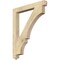 Ekena Millwork Balboa Arts & Crafts Rough Sawn Bracket, Douglas Fir, 4"W x 36"D x 44"H BKT04X36X44BOA03RDF - alternate 1